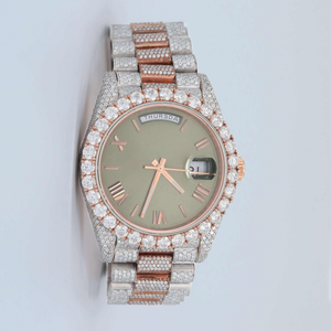 Moissanite นาฬิกาข้อมืออัตโนมัติออกแบบธุรกิจวัสดุสแตนเลสสำหรับกีฬาและแฟชั่น - Product Image 1