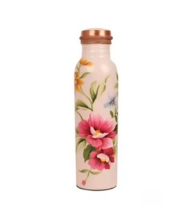 Bouteille d'eau en cuivre Design accrocheur Durable et sain Parfait pour le bureau, le sport ou les cadeaux Bouteille en cuivre - Product Image 3