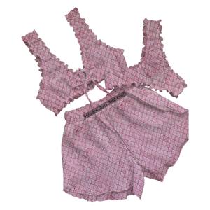New Style <b>Sexy</b> Lingerie Three Pieces Women's Small Chest Gathering And Revealing Big <b>Bra</b> <b>Sexy</b> Three Pieces <b>Bra</b> Panty Shorts <b>Set</b> - Product Image 3