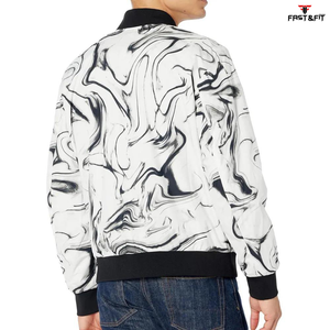 Nouveau style le plus populaire Best-seller Veste légère d'hiver élégante à fermeture éclair pour hommes Vestes pour hommes Blouson aviateur pour hommes - Product Image 3