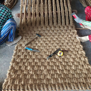 Eco-Friendly <b>Coir</b> <b>Mat</b> <b>Roll</b> Made from Natural Coconut Fiber, 65kg, 2*10m, Brown For Walkway Paving For Korean Market - Product Image 1