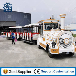 Train électrique de haute qualité pour enfants, manège de fête foraine, parc d'attractions, train sans rails à batterie pour touristes à vendre - Product Image 5