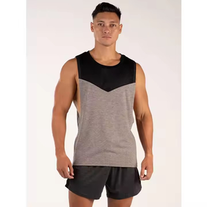 <b>Men's</b> Tank <b>Top</b> <b>Compression</b> Heavyweight Cotton Sleeveless T-shirts Gym Stringer Fitness Running Singlet Tight <b>Men</b> Ribbed Tank <b>Top</b> - Product Image 6