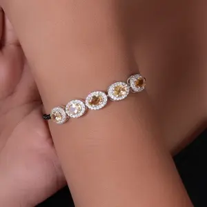 Pulsera de Cuentas de Amatista y Cuarzo para Mujer, Joyería de Regalo - Product Image 3