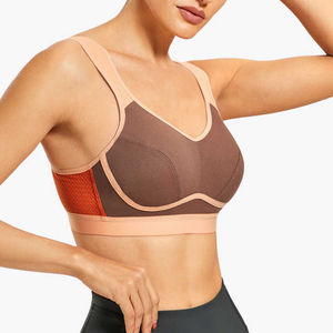 Femmes Sexy Push-Up Gym Fitness Soutien-Gorge Style Simple Avant Logo Rembourré Yoga Sport Soutien-Gorge Plus La Taille pour La Course À Pied Workout Workout - Product Image 4