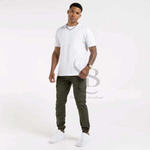 กางเกงคาร์โก้สำหรับผู้ชายกางเกงผ้าระบายอากาศได้ดีมีสไตล์ดีไซน์แบบพับเก็บได้เอวกลางมีลวดลายตรงแบบลำลองสำหรับสวมใส่ในชีวิตประจำวัน - Product Image 1