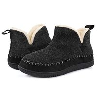Chaussons d'intérieur décontractés en micro-suède et fourrure, chauds, à bout rond, antidérapants, écologiques et résistants à l'usure pour hommes et femmes