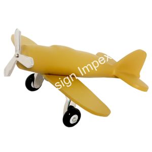 Modèle d'avion nickelé décoratif élégant avion OEM ODM vaisselle personnalisée Showpiece modèles d'avion à bonnes affaires - Product Image 2