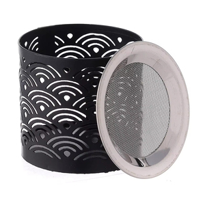 Decoración de mesa Diseño personalizado Incienso Bakhoor Titular Quemador de incienso redondeado de metal de mayor calidad a precio mayorista - Product Image 6