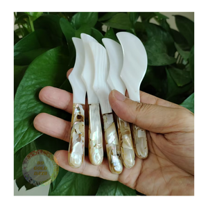 Cuillères à caviar en nacre fabriquées à la main-Ustensiles à coquille de haute qualité et sans ternissement pour les repas de luxe - Product Image 4