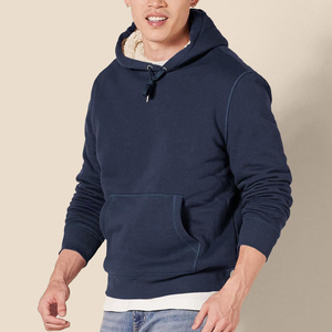 เสื้อฮู้ดผู้ชายแบบเรียบง่าย สีพื้น สำหรับใส่ลำลองและกิจกรรมกลางแจ้ง ผลิตโดยผู้ผลิตมืออาชีพ ราคาสมเหตุสมผล เสื้อฮู้ดผู้ชายสไตล์สตรีทแวร์ - Product Image 5