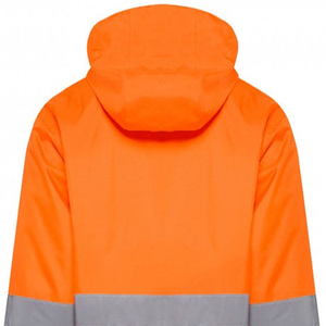 Chaquetas de seguridad de diseño personalizado de alta calidad 100% para hombres y mujeres patrón sólido con función impermeable multibolsillos OEM - Product Image 5