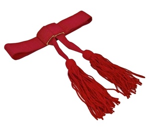 Cinturón de Cintura Ceremonial Rojo Escarlata de Primera Calidad, Cinturón de Vestir Formal de Estilo Clásico para Eventos y Desfiles - Product Image 1