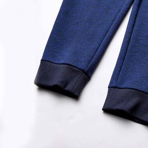 Men Navy Blue Polyester/Cotton Lightweight Joggers 100% Luxury Design Premium Quality Comfortable Slim Fit Breathable Sweatpants - Product Image 5
