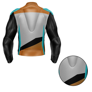 Top Quality <b>Stand</b> Collar Leather Biker Jackets for Men Wholesale Price PU Leather <b>Motorbike</b> & Auto Racing Wear Canvas Fabric New - Product Image 6