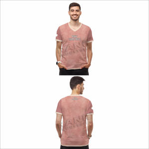 Summer Wear T-shirts pour hommes fabriqués en usine T-shirts pour hommes avec logo personnalisé T-shirts pour hommes de marque privée - Product Image 1