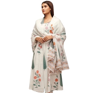 Gulbhaag Ensemble de costumes indiens de qualité haut de gamme Pantalon Kurti élégant du fabricant indien pour vêtements indiens et pakistanais - Product Image 1