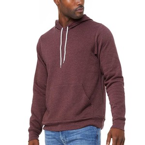 Sudadera con capucha personalizada Alta calidad en blanco Bella + Canvas Unisex Poly-Cotton Fleece Full-Zip Hoodie Pullover Manga larga Sudaderas con capucha al por mayor - Product Image 1