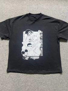 T-shirt en coton pour hommes, tenue décontractée, nouvelle version surdimensionnée avec impression numérique, prix de gros - Product Image 5