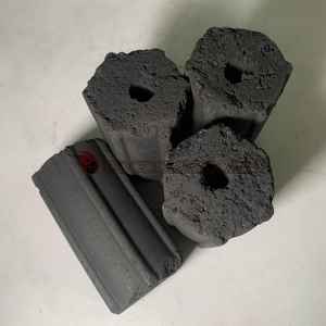 Briquetas de carbón de coco ardiente limpio Material natural - Product Image 3