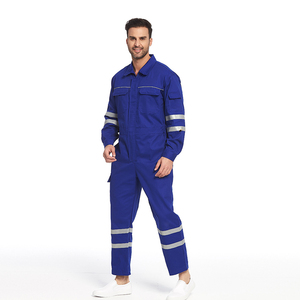 Los más vendidos de los hombres 65% poliéster 35% algodón sarga ropa de trabajo de construcción uniformes de alta visibilidad cómodo transpirable Anti - Product Image 5