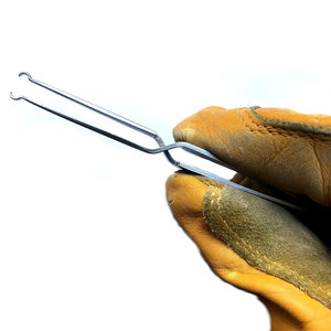 แหนบปลายโค้งลวดกระโดดสแตนเลสสำหรับโทรศัพท์มือถือแล็ปท็อปดูเครื่องมือซ่อมบริการบัดกรี BGA - Product Image 2