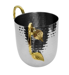 Tasse de lavage de luxe en acier inoxydable excellente qualité taille personnalisée 100% véritable tasse de lavage en acier inoxydable - Product Image 3