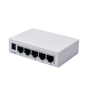 Hiệu suất cao 5-Port nhanh Ethernet chuyển đổi mini Kim Loại cắm chơi RJ45 <span class=keywords><strong>Hub</strong></span> 10/100/Mbps đáng tin cậy mạng chuyển đổi cho Nhà Kinh Doanh - Product Image 3