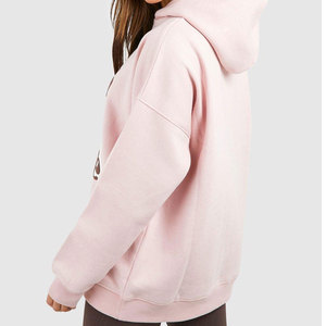 Ropa de moda Color sólido Sudaderas con capucha de impresión de soplo de alta calidad Hecho en Pakistán Sudaderas con capucha de impresión de soplo de mujer - Product Image 2