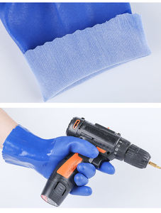 Gants durables de sécurité pour les mines de pétrole et de gaz contre les chocs Gants de machinerie lourde Cuir OEM Support Custom Maju Industry - Product Image 5