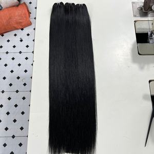 Mejor 100% hueso recto brasileño extensión de cabello humano doble dibujado cutícula alineada crudo sin procesar cabello Virgen al por mayor - Product Image 2