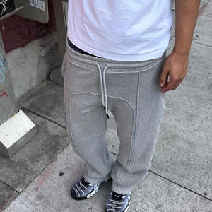 Pantalons de survêtement personnalisés Streetwear Pantalons en molleton de coton Fournisseur de pantalons de survêtement pour hommes en vrac de haute qualité - Product Image 4