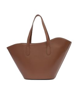 Bolso Tote de Cuero Genuino Color Marrón Avellana, Estilo Vintage, Bolso de Hombro Minimalista con Parte Superior Curva para Mujer, Bolso de Mano Estético Ondulado - Product Image 6