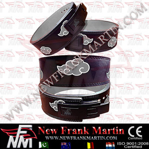 เข็มขัดยกน้ำหนัก NFM พาวเวอร์ลิฟติ้ง ลายอนิเมะ คลาวด์ อะคาสึกิ พร้อมหัวเข็มขัดแบบคันโยก สำหรับออกกำลังกายในยิม ผลิตจากหนัง รับผลิตแบบ OEM ODM พร้อมสกรีนโลโก้ตามสั่ง - Product Image 2