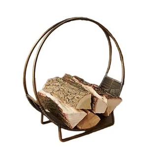 Superior Quality Metal Firewood <b>Rack</b> with Galvanized Surface Rustic Style for Outdoor Gardens Coal <b>Rack</b> Stand - Product Image 6