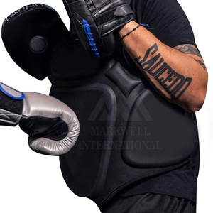 Diseño de logotipo personalizado Hombres Cabeza Pecho Hecho en la mejor calidad Chest Guard MMA Boxeo Hombres Chest Guard - Product Image 5