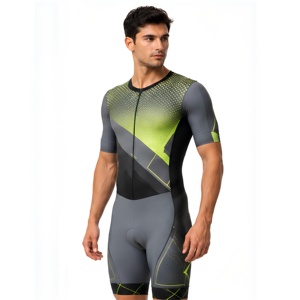 Combinaison de triathlon pour homme de haute qualité, séchage rapide, compression, une pièce, pour cyclisme, course à pied, natation, fabricant OEM - Product Image 5