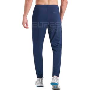 Men's Slim Fit Stretch Canvas Breathable Comfortable Lightweight <b>Drawstring</b> Flat Straight <b>Trousers</b> Stylish Casual Style Washed - Product Image 2