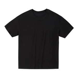 T-shirt 100% coton personnalisé pour hommes, coupe en boîte, surdimensionné, poids lourd, anti-rides, 250-300 GSM, motif solide, épaule tombante, coupe Boxy - Product Image 3