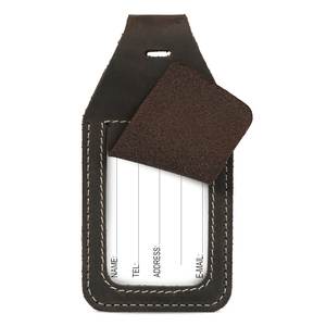 Étiquettes à Bagages en Cuir Personnalisées Valise à Bagages de Voyage en Gros avec Logo Personnalisé pour Promotions LLT-0012B - Product Image 3