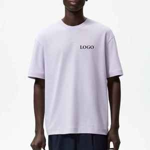 T-shirts confortables de haute qualité pour hommes/T-shirt de mode pour hommes/T-shirt de couleur unie de qualité supérieure pour hommes - Product Image 1