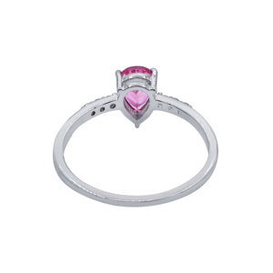 Anillo de Plata de Ley 925 de turmalina Rosa Natural de súper alta calidad con piedra natal de diamante Real joyería curativa para mujeres - Product Image 3