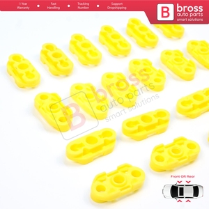 BWR19-2 20 Pièces Clips de Guidage de Lève-Vitre pour Impala 20369894 20369895 - Product Image 6