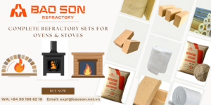 Cheminée et poêle à bois réfractaires coulables à haute température-Panneaux réfractaires et foyers, fours à pizza du Vietnam Aucun tarif - Product Image 6