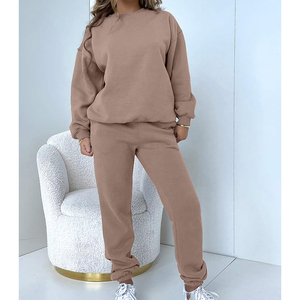 Conjunto de chándal de 2 piezas para mujer, conjunto de chándal sin sudaderas con capucha, chándal para mujer, conjunto de chándal de talla grande para mujer - Product Image 5