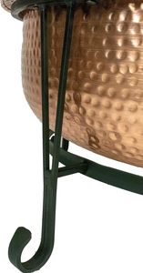 Braseros de Cobre Auténticos de Fabricación India con Diseño Portátil de Gas Natural, hasta 9999 BTU para Calefacción de Jardín y Patio - Product Image 3