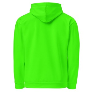 Sudadera con capucha de alta calidad al por mayor, diseño minimalista, color liso. - Product Image 2