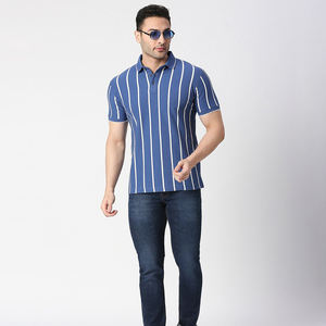 Directo de fábrica, cómodo, informal, para uso diario, manga corta para Polo, camiseta de verano hecha de lona con patrón sólido 2025 - Product Image 2