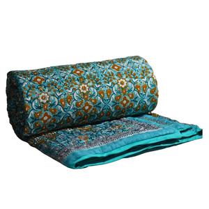 Couette imprimée en pur coton biologique de qualité supérieure avec coutures à la main pour un usage domestique ou des hôtels - Product Image 2