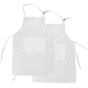 Tabliers vierges <span class=keywords><strong>pour</strong></span> sublimation <span class=keywords><strong>pour</strong></span> enfants, réglables, <span class=keywords><strong>pour</strong></span> la cuisine, la pâtisserie, l'artisanat et la grillade, <span class=keywords><strong>pour</strong></span> garçons et filles - Product Image 1